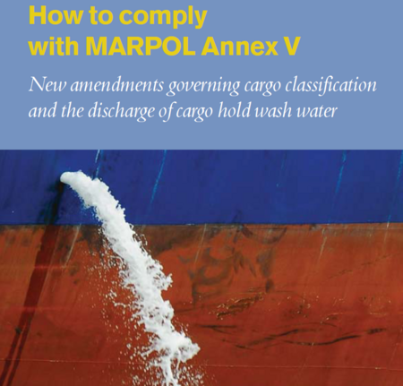 Bulk cargo hold wash water discharge and cargo declarations under MARPOL Annex V