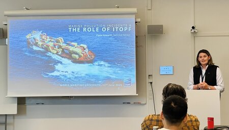 ITOPF delivers workshop to Masters students at World Maritime University